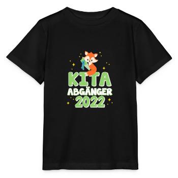 Kita Abgänger 2022 - Schulanfang Einschulung Junge - Stanley/Stella Kinder T-Shirt MINI CREATOR  - Schwarz - Vorne - Mikhail (115cm)