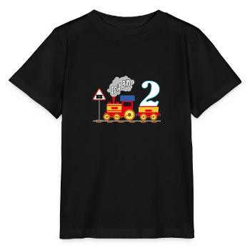 Endlich 2 Jahre zweiter Geburtstag - Stanley/Stella Kinder T-Shirt MINI CREATOR  - Schwarz - Vorne - Mikhail (115cm)