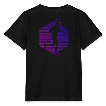 Running Herren Marathonläufer Marathonlaufen - Stanley/Stella Kinder T-Shirt MINI CREATOR  - Schwarz - Vorne - Mikhail (115cm)