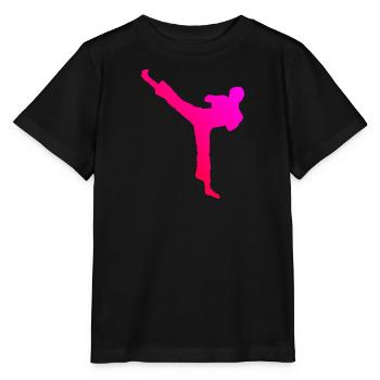 Kickboxing Kickboxer Boxing Boxen Kickbox - Stanley/Stella MINI CREATOR Kids’ T-Shirt - black - Front - Mikhail (115cm)