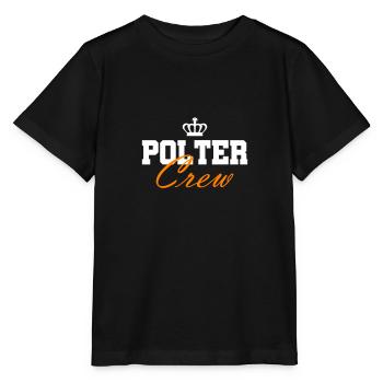 Polter Crew Verlobung Hochzeit - Stanley/Stella Kinder T-Shirt MINI CREATOR  - Schwarz - Vorne - Mikhail (115cm)