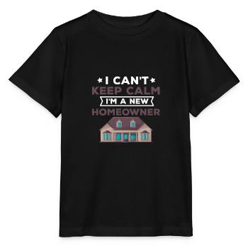 Citation amusante pour la première fois Hausbesi - T-shirt bio MINI CREATOR Stanley/Stella Enfant - noir - Devant - Mikhail (115cm)