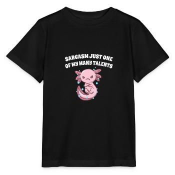 Sarcasm just one of my many talents funny - Stanley/Stella MINI CREATOR Kids’ T-Shirt - black - Front - Mikhail (115cm)
