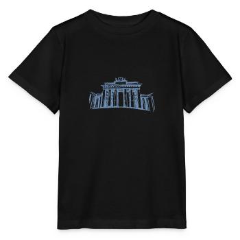 Berlin Brandenburger Tor - Stanley/Stella Kinder T-Shirt MINI CREATOR  - Schwarz - Vorne - Mikhail (115cm)