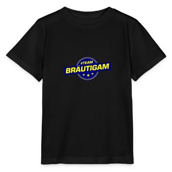 Équipe Marié Fête de mariage Mariage - T-shirt bio MINI CREATOR Stanley/Stella Enfant - noir - Devant - Mikhail (115cm)