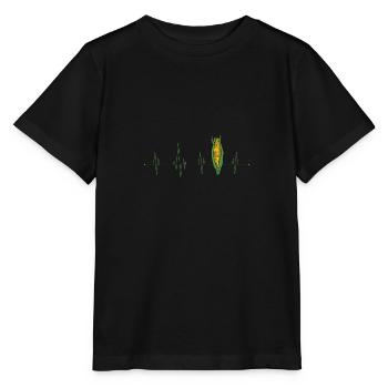 Battement de coeur de maïs - T-shirt bio MINI CREATOR Stanley/Stella Enfant - noir - Devant - Mikhail (115cm)