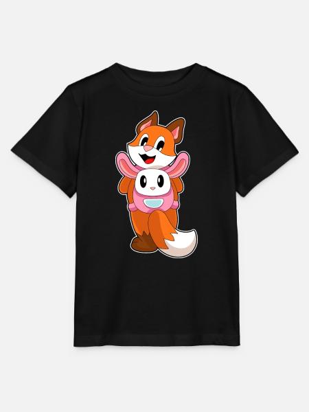 Fuchs Schüler Rucksack Schule - Stanley/Stella Kinder T-Shirt MINI CREATOR  - Schwarz