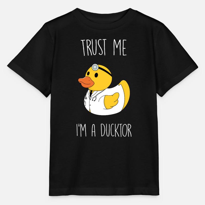 Trust me I'm a Ducktor - Stanley/Stella Kinder T-Shirt MINI CREATOR  - Schwarz