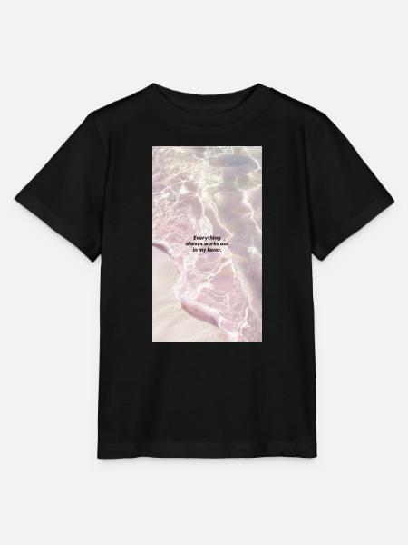 Grafik zur Manifestations-Affirmation - Stanley/Stella Kinder T-Shirt MINI CREATOR - Schwarz