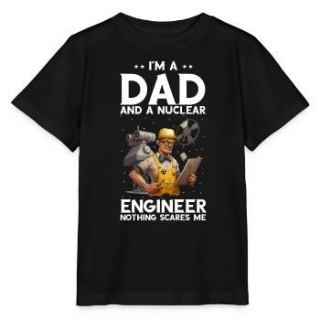 Nuklearingenieur für Kernkraftwerk und Kernenergie - Stanley/Stella Kinder T-Shirt MINI CREATOR  - Schwarz - Vorne - Mikhail (115cm)