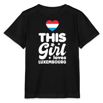 Luxembourg Flag Luxembourg flag Home - Stanley/Stella MINI CREATOR Kids’ T-Shirt - black - Front - Mikhail (115cm)