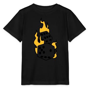 cartes - T-shirt bio MINI CREATOR Stanley/Stella Enfant - noir - Devant - Mikhail (115cm)