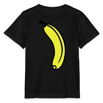 Banana - Stanley/Stella MINI CREATOR Kids’ T-Shirt - black - Front - Mikhail (115cm)