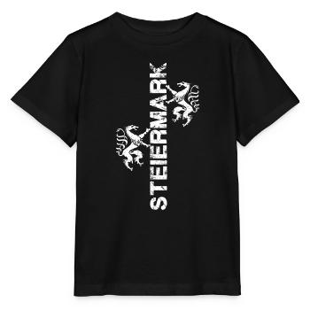 Steiermark - Stanley/Stella Kinder T-Shirt MINI CREATOR  - Schwarz - Vorne - Mikhail (115cm)