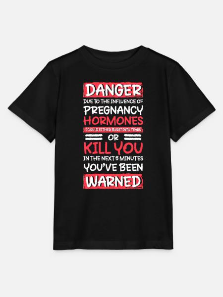 Schwanger Baby Werdende Mutter Nachwuchs - Stanley/Stella Kinder T-Shirt MINI CREATOR - Schwarz