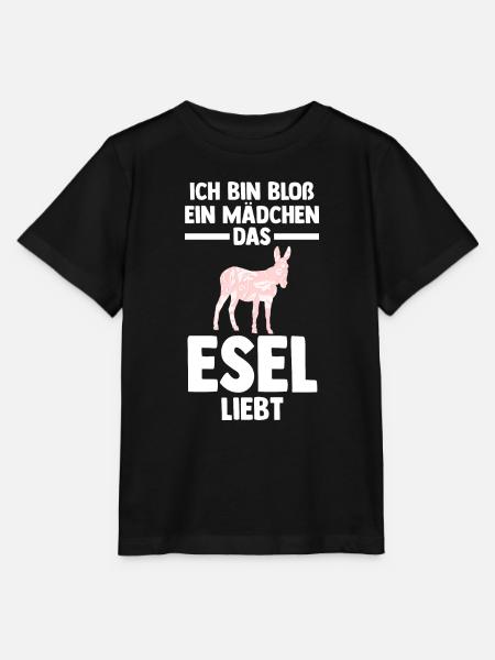 Esel - Stanley/Stella Kinder T-Shirt MINI CREATOR  - Schwarz