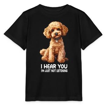 Pudel - Stanley/Stella Kinder T-Shirt MINI CREATOR  - Schwarz - Vorne - Mikhail (115cm)
