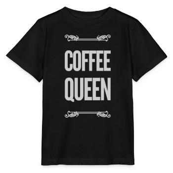 Dicton de café - T-shirt bio MINI CREATOR Stanley/Stella Enfant - noir - Devant - Mikhail (115cm)