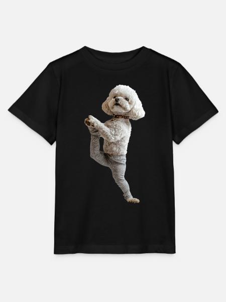 Bichon Frisé - Stanley/Stella Kinder T-Shirt MINI CREATOR  - Schwarz