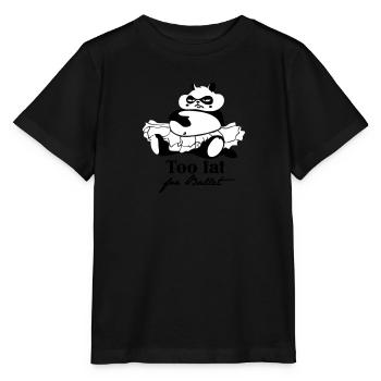 Too fat for ballett - Stanley/Stella MINI CREATOR Kids’ T-Shirt - black - Front - Mikhail (115cm)