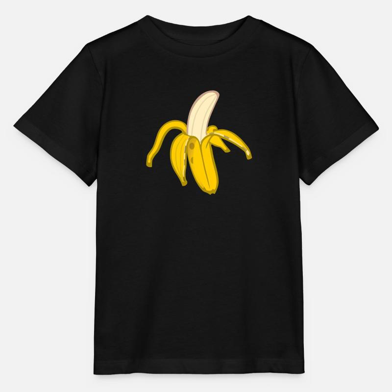 banane - T-shirt bio MINI CREATOR Stanley/Stella Enfant - noir