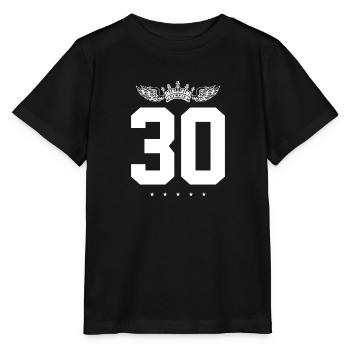 30 Couronne numérique - T-shirt bio MINI CREATOR Stanley/Stella Enfant - noir - Devant - Mikhail (115cm)