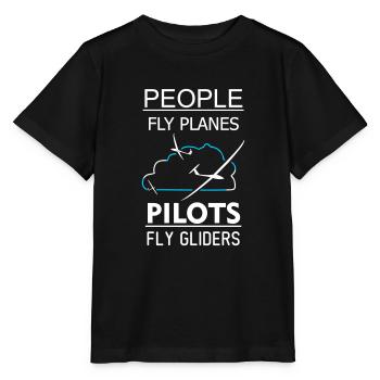 Glider Gliding Gliding Gliding Glider - Stanley/Stella MINI CREATOR Kids’ T-Shirt - black - Front - Mikhail (115cm)