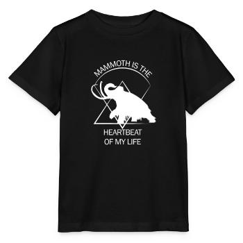 Drôle de mammouth Âge de pierre Conception de l’âge de glace Préhistorique - T-shirt bio MINI CREATOR Stanley/Stella Enfant - noir - Devant - Mikhail (115cm)
