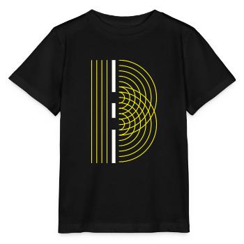 Physique double fente - T-shirt bio MINI CREATOR Stanley/Stella Enfant - noir - Devant - Mikhail (115cm)