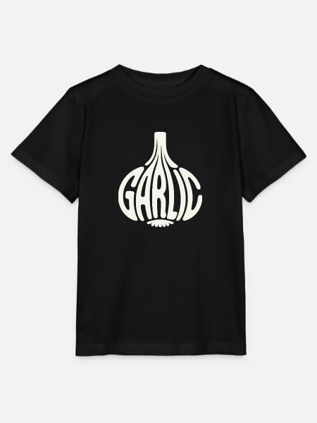 Knoblauch - Cool Vegetable Logo - Stanley/Stella Kinder T-Shirt MINI CREATOR - Schwarz