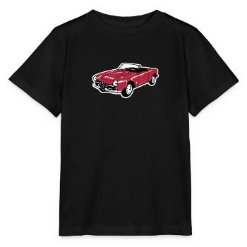 Oldtimer Cabrio (3 Col.) - Stanley/Stella Kinder T-Shirt MINI CREATOR  - Schwarz - Vorne - Mikhail (115cm)