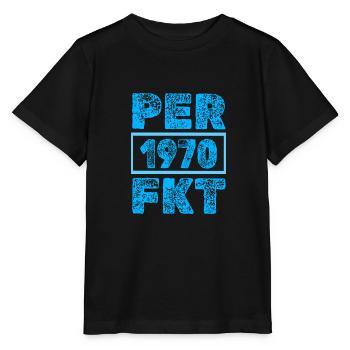 Perfect 1970 - Stanley/Stella Kinder T-Shirt MINI CREATOR  - Schwarz - Vorne - Mikhail (115cm)
