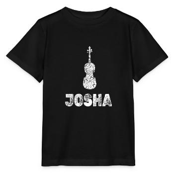 Bratsche Josha - Stanley/Stella Kinder T-Shirt MINI CREATOR  - Schwarz - Vorne - Mikhail (115cm)
