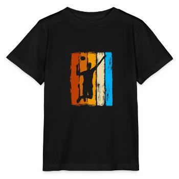 badminton badminton badminton player - Stanley/Stella MINI CREATOR Kids’ T-Shirt - black - Front - Mikhail (115cm)