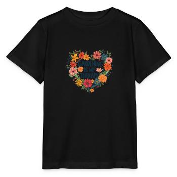 Gardening is My Therapy – Nature & Relaxation - Stanley/Stella MINI CREATOR Kids’ T-Shirt - black - Front - Mikhail (115cm)