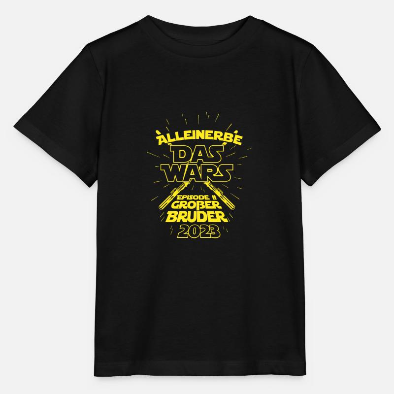 Alleinerbe das wars Episode 2 Großer Bruder 2023 - Stanley/Stella Kinder T-Shirt MINI CREATOR  - Schwarz