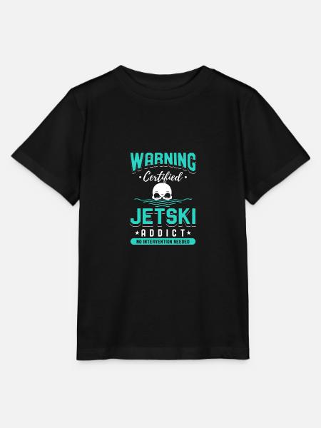 Certified Jet Ski Addict - Stanley/Stella Kinder T-Shirt MINI CREATOR - Schwarz