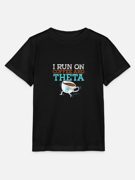 Coffee & Theta - Stanley/Stella Kinder T-Shirt MINI CREATOR - Schwarz