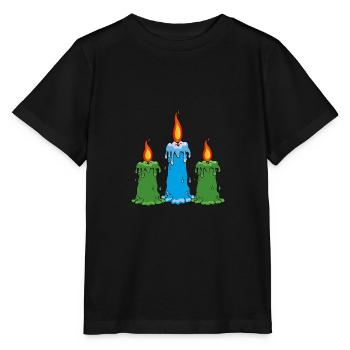 Bougies - T-shirt bio MINI CREATOR Stanley/Stella Enfant - noir - Devant - Mikhail (115cm)