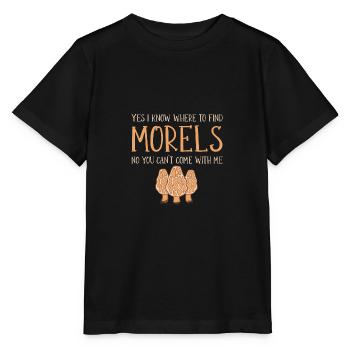 Mushroom pickers collect mushroom pickers - Stanley/Stella MINI CREATOR Kids’ T-Shirt - black - Front - Mikhail (115cm)