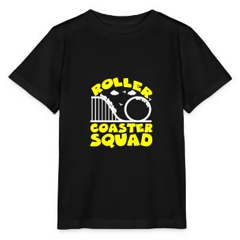 Roller Coaster Amusement Park Amusement Park - Stanley/Stella MINI CREATOR Kids’ T-Shirt - black - Front - Mikhail (115cm)