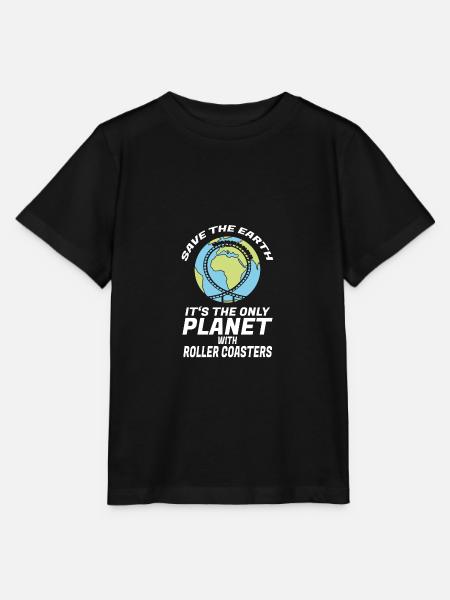 Achterbahn Freizeitpark Vergnügungspark - Stanley/Stella Kinder T-Shirt MINI CREATOR  - Schwarz