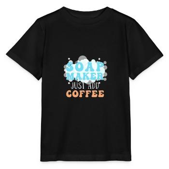 Seife Herstellen Handgemachte Seife - Stanley/Stella Kinder T-Shirt MINI CREATOR  - Schwarz - Vorne - Mikhail (115cm)