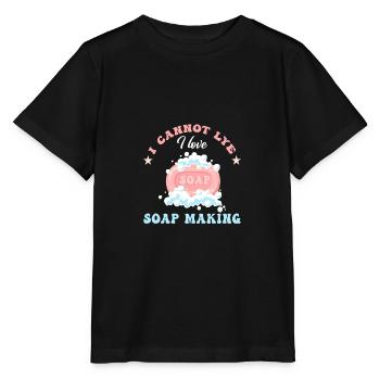Seife Herstellen Handgemachte Seife - Stanley/Stella Kinder T-Shirt MINI CREATOR  - Schwarz - Vorne - Mikhail (115cm)