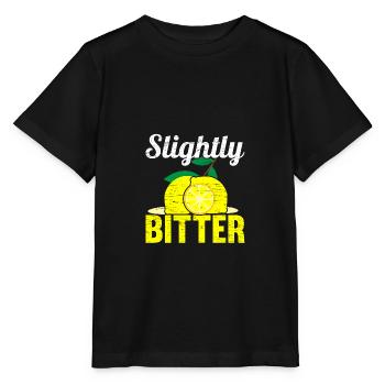 Légèrement amer Limonade Stand Lemon Lover Fruit - T-shirt bio MINI CREATOR Stanley/Stella Enfant - noir - Devant - Mikhail (115cm)