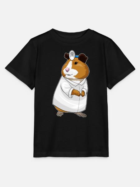 Hamster Arzt Arztkittel - Stanley/Stella Kinder T-Shirt MINI CREATOR - Schwarz