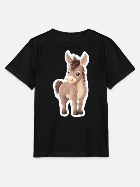Esel - Stanley/Stella Kinder T-Shirt MINI CREATOR  - Schwarz