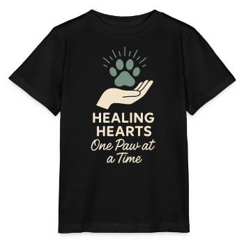 Shelter Employee, Animal Rescue Volunteer - Stanley/Stella MINI CREATOR Kids’ T-Shirt - black - Front - Mikhail (115cm)