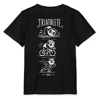 Triathlon - Stanley/Stella Kinder T-Shirt MINI CREATOR  - Schwarz - Vorne - Mikhail (115cm)
