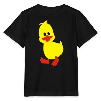 ente, entchen - Stanley/Stella Kinder T-Shirt MINI CREATOR  - Schwarz - Vorne - Mikhail (115cm)